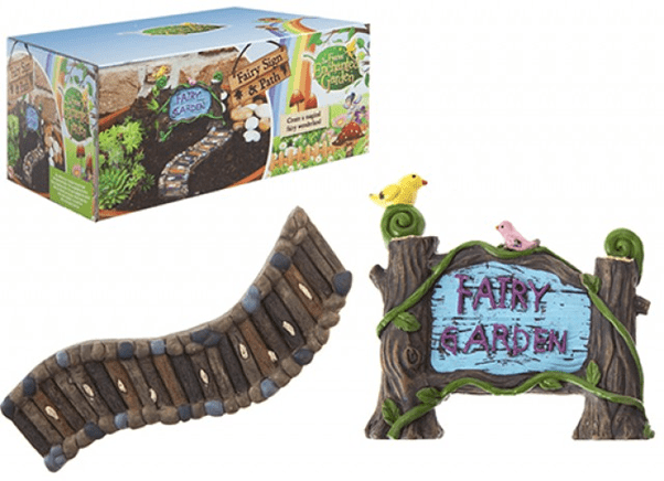 Magical Secret Garden Sign and Path - Enchanting Home Decor for Outdoor Fairy Tale Landscapes