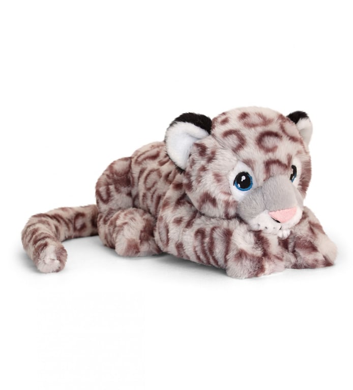 Keeleco Soft Snow Leopard Plush Toy 25cm Home Decoration