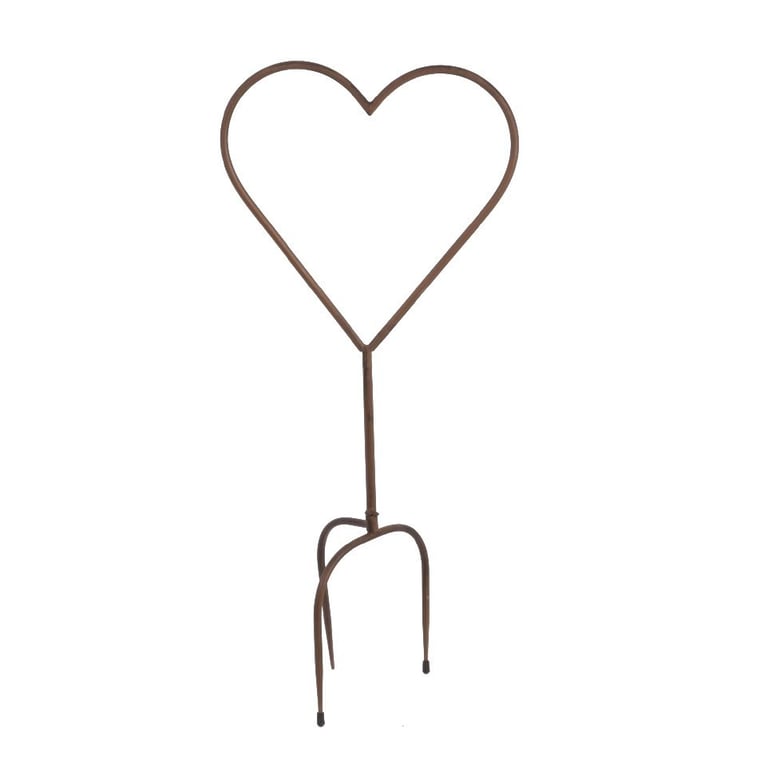 Decorative Metal Heart Yard Stake - Home Decor Garden Decoration