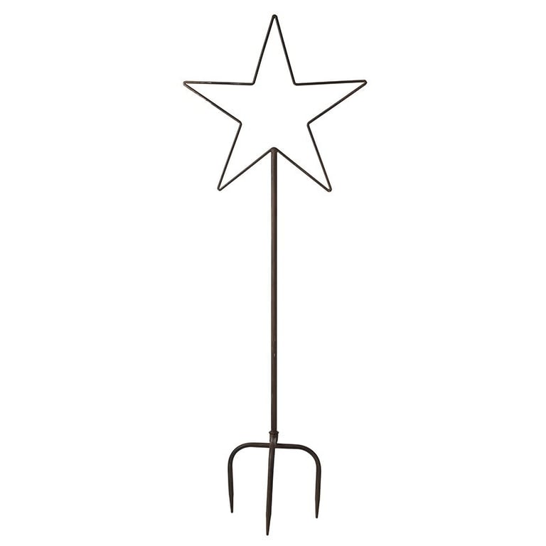 Large Star Stake - 123cm Heavy Duty Garden Decoration and Outdoor Landscape Support