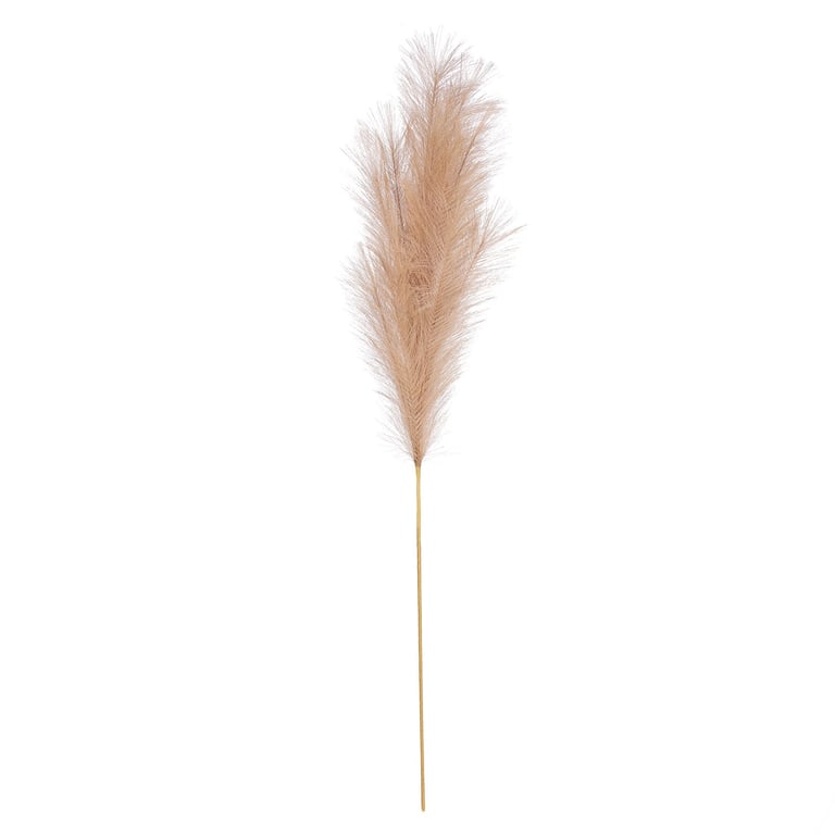 Luxury Tan Pampas Grass Bouquet - Elegant Dried Flower Arrangement for Autumn Home Decor
