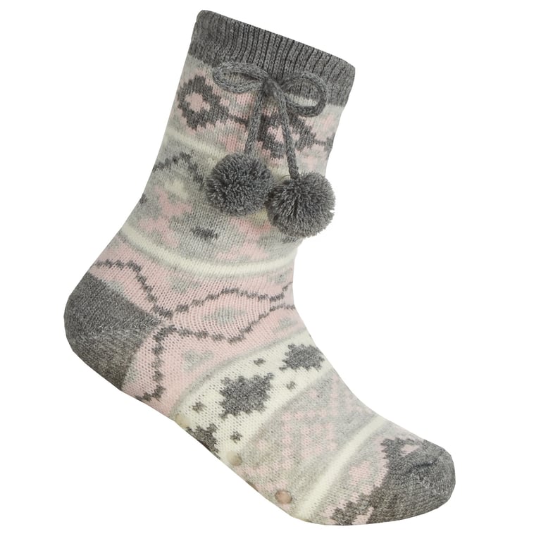 Cozy Girls Fairisle Lounge Socks - Winter Warmers for Girls