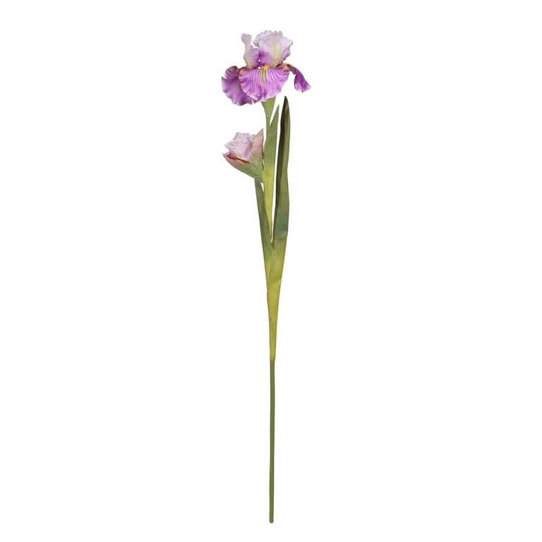 Monet Iris Purple 87cm Throw Pillow - Elegant Home Decor Garden Dcor