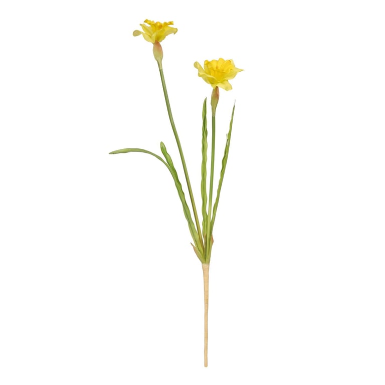 Monet Daffodil Yellow 58cm Tall Artificial Spring Flower Decoration for Home and Garden Outdoor Spaces