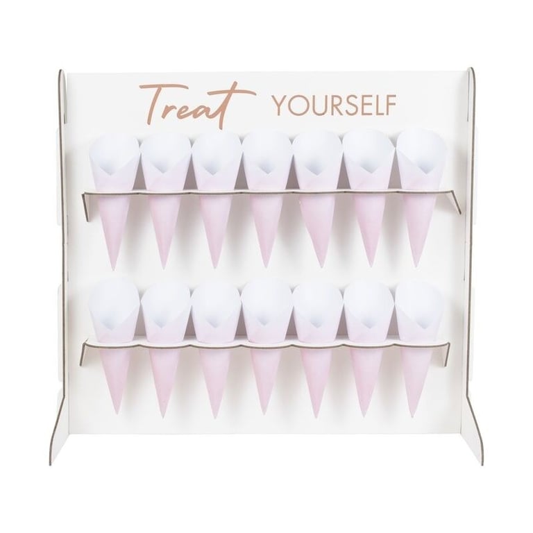 Food Cones Sweet Table Treat Stand - Compact Kitchen Accessory for Candy Display and Party Supplies