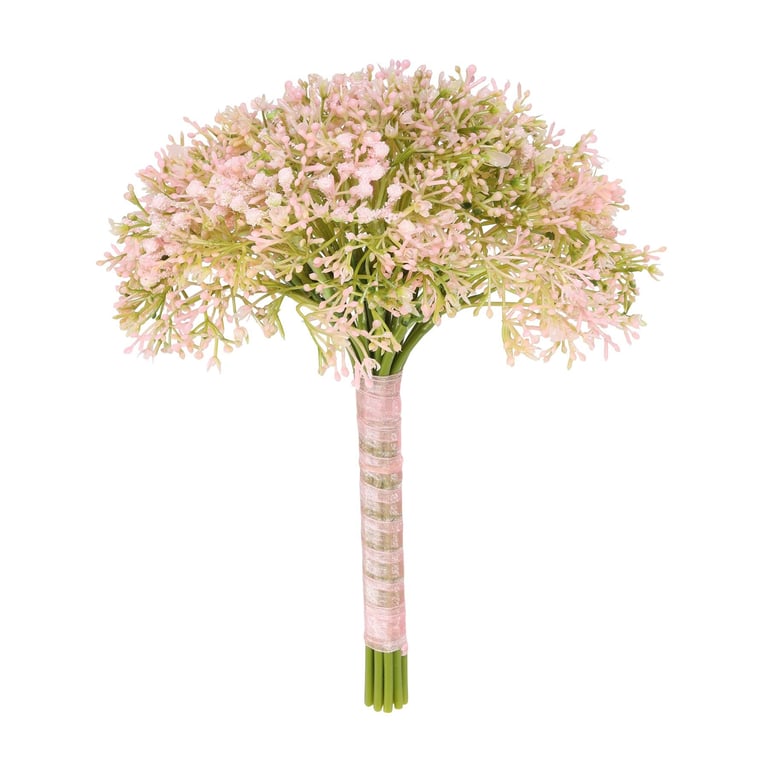 Pink Gypsophila Bouquet - Romantic Wedding Decorations and Home Accents
