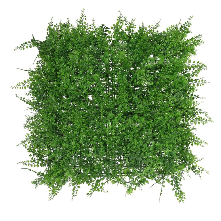 Exterior UV Resistant Fern Leaf Green Wall Panel - Durable Home Decor Solution