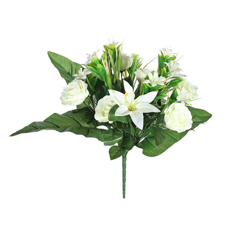 Cream Pembroke Starflower Mixed Posy - Beautiful Indoor Flower Bouquet for Home & Garden Decoration