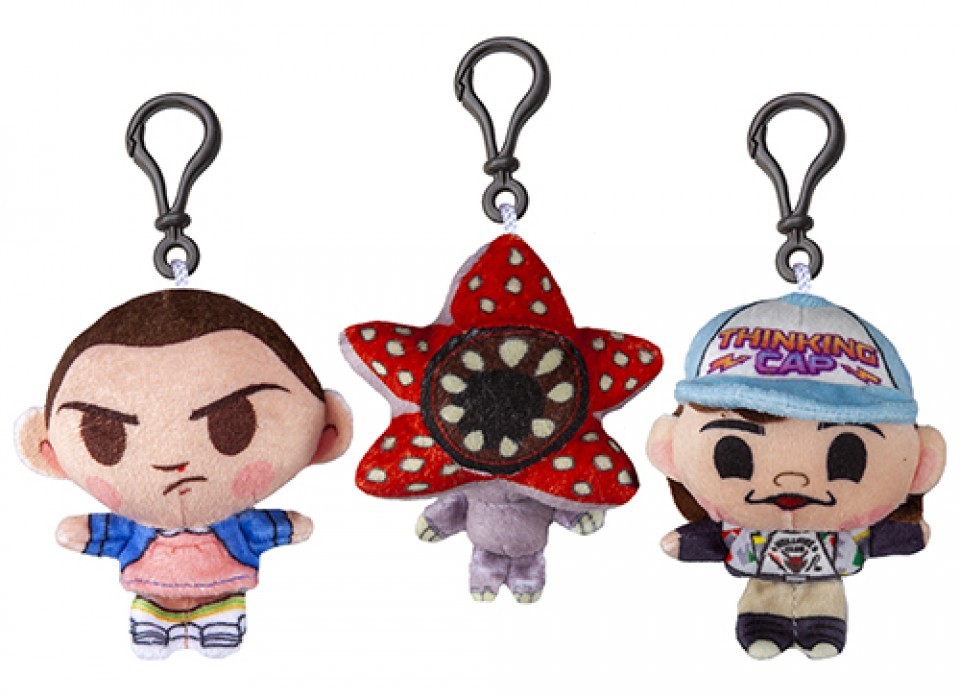 Stranger Things Assorted Clip-On Plush Figures (4 inches) - Collectible Home Decor Toy