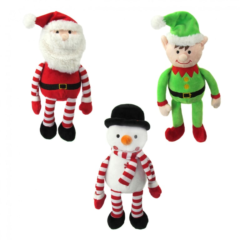 Christmas Sitting Plush Toys - Festive Home Decorations and Holiday Seasonal Decor