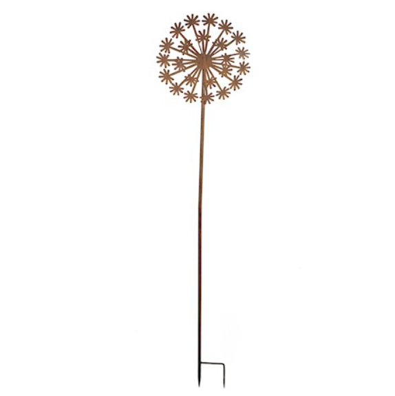 Flower Silhouette Stake - Elegant Garden Decoration and Outdoor Plant Marker