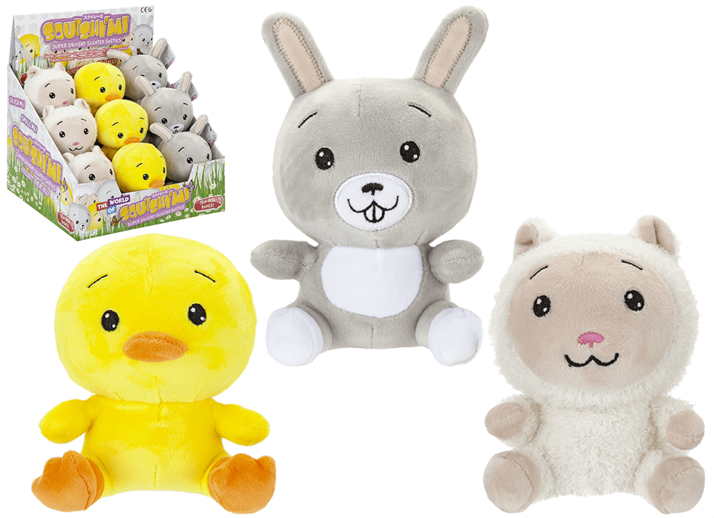 5.5 Spring Squishimi Assorted Plush Toys - Soft and Cuddly Home Decor Collection