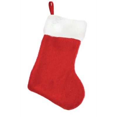 Handmade Plush Christmas Stocking - Festive Holiday Home Decor