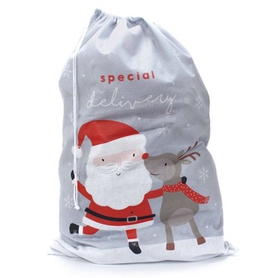 Jumbo Plush Special Delivery Storage Sack - Large Home Decor Gift Bag