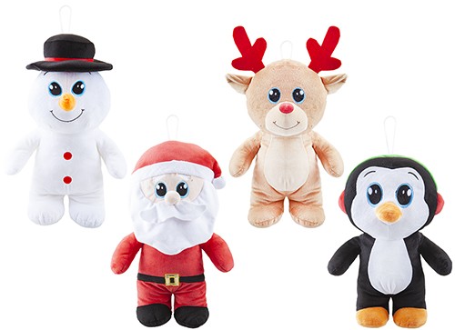 40cm Assorted Christmas Softie Toy - Festive Holiday Decoration and Gift Idea