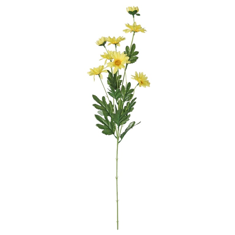 Yellow Wild Daisy Spray - 84cm Floral Decoration for Home and Garden Decor