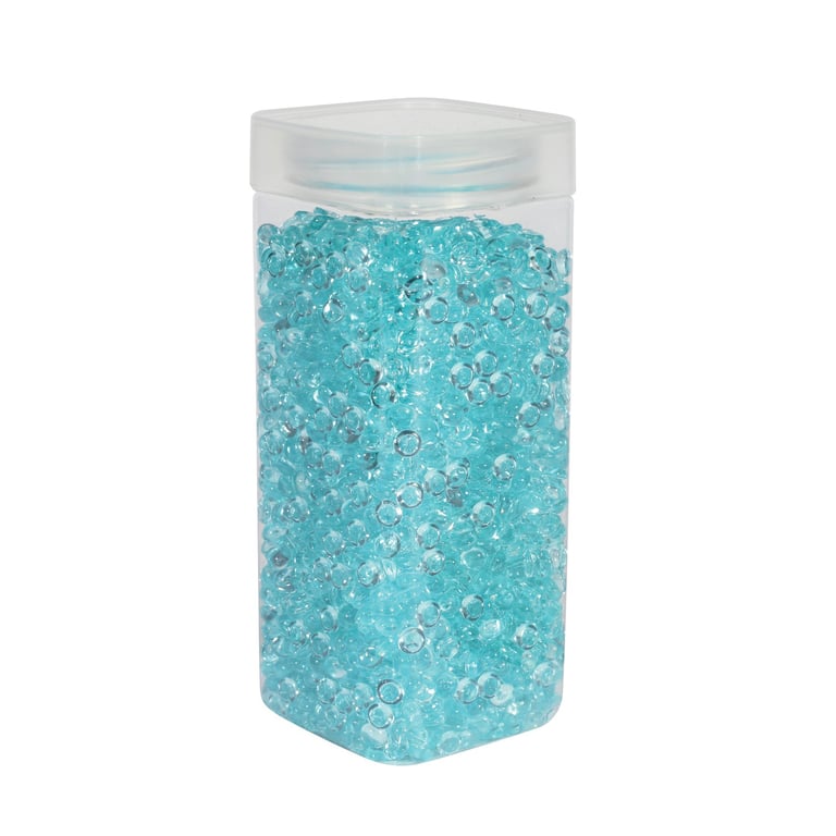 Turquoise 7mm Plastic Beads - Craft & Jewelry Making Supply (330g)