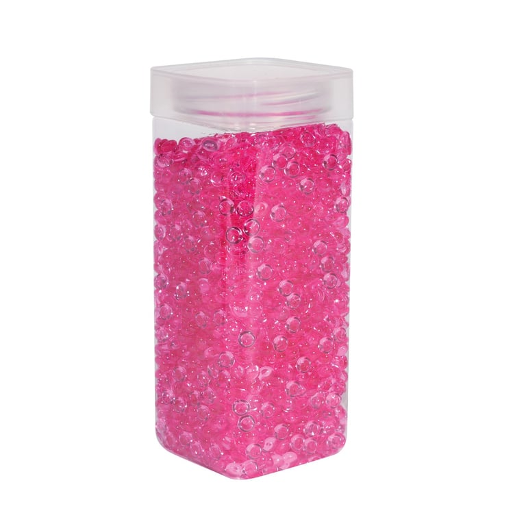 7mm Fuchsia Plastic Beads - Home Decor and Crafting Supplies