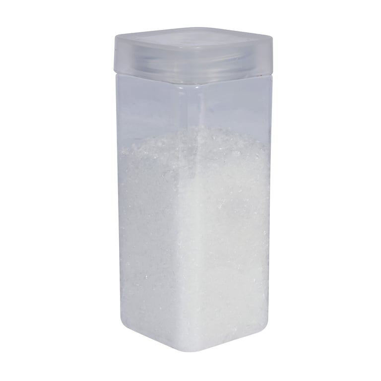 Decorative Snow - Winter Home Decor Accent with Realistic Snow Effect and Snowflakes for a Festive Atmosphere (80gr)