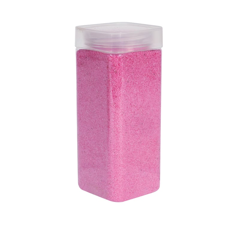 Pink Sand - 800gr Square Jar for Beach Themed Home Decor