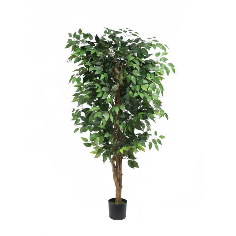 Artificial Ficus Multi Stem Tree 150cm - Realistic Indoor Houseplant for Home Decor