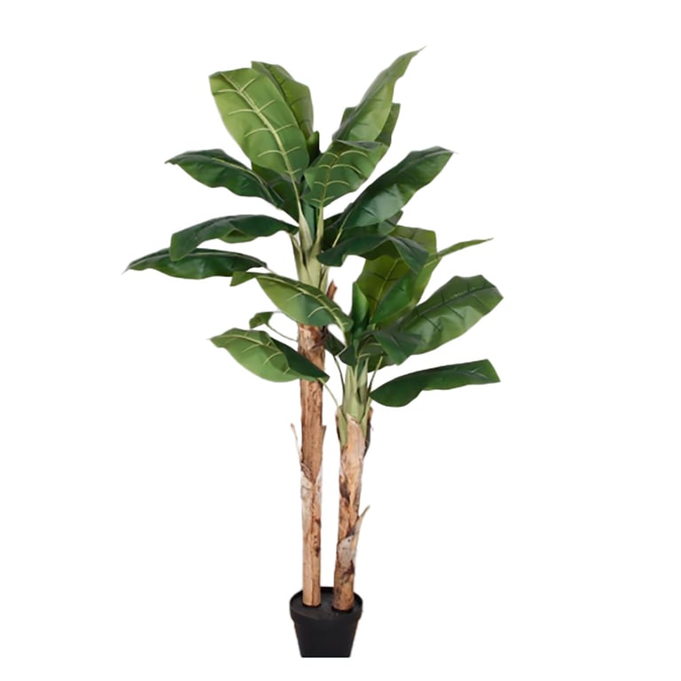 Artificial Banana Tree - 140cm High-Quality Tropical Greenery Plant for Home Decor and Office Decoration