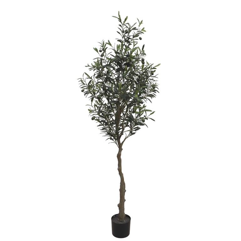 Artificial Olive Tree 160cm - Indoor/Outdoor Home Decor Plant with Realistic Greenery