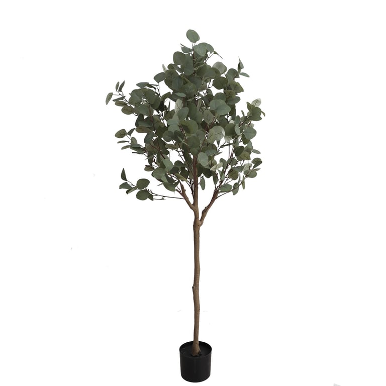 Artificial Eucalyptus Tree - 150cm Large Fake Indoor Plant for Home Decor