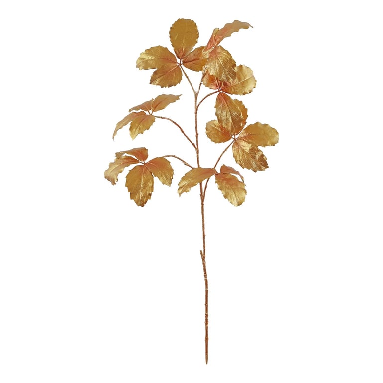 Gold Beech Leaves Spray - Nature Inspired Room Freshener and Home Decor