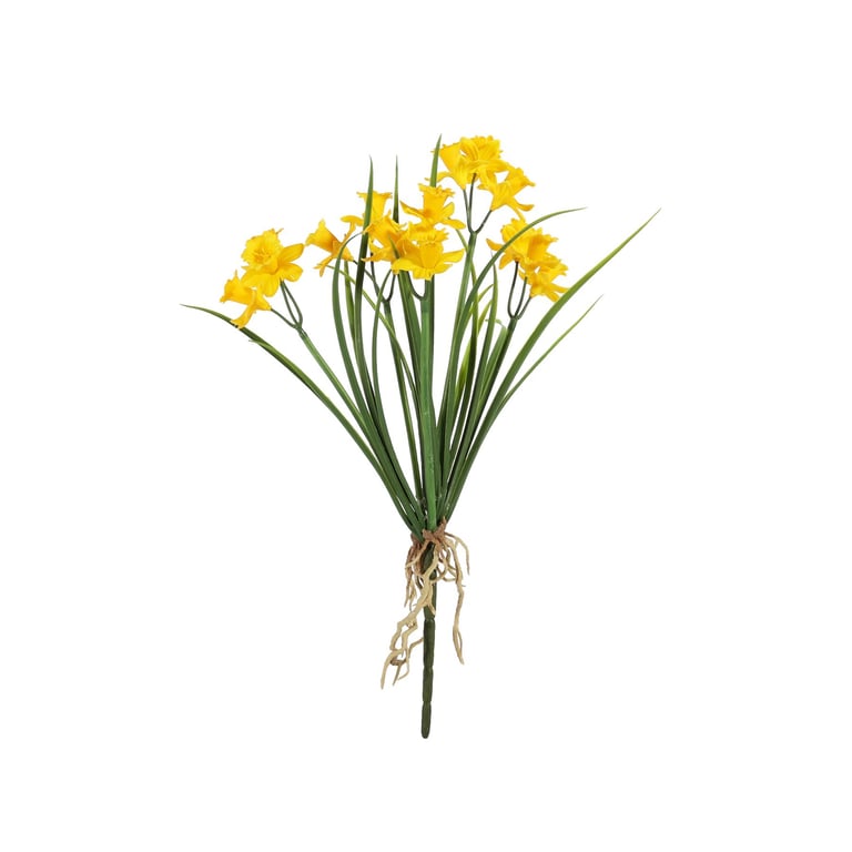 UV Exterior Daffodil Bush - 36cm Outdoor Decoration Garden Plant for Landscaping