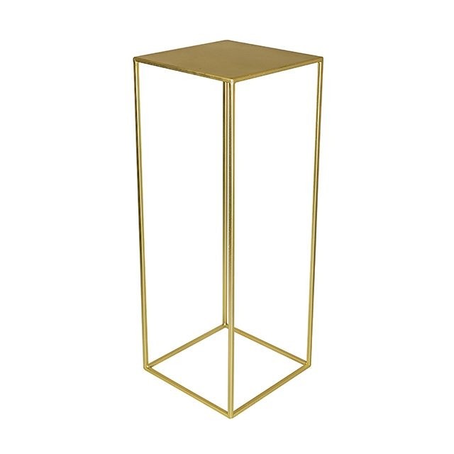 Gold Metal Stand 70cm - Elegant Home Decor and Garden Support