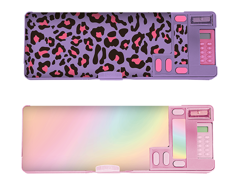Girls Multifunctional Assorted Pencil Case - School Supplies Organizer and Stationery Holder