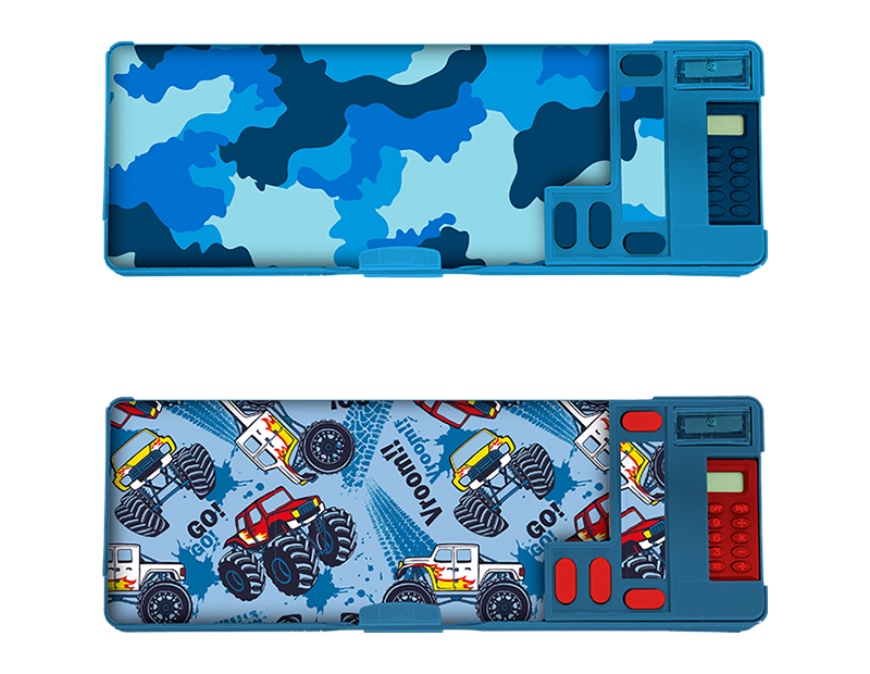 Boys Multifunctional Pencil Case - Organizer for School Supplies and Stationery