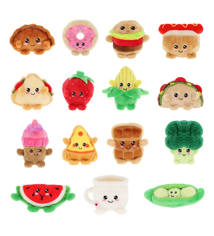 Assorted Food Bobballs 8cm - Vibrant Table Centerpieces and Kitchen Decor