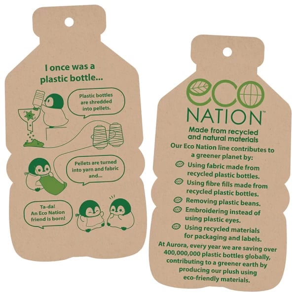 Eco Nation Rexter T-Rex 8 Inch Eco-Friendly Dinosaur Toy - Perfect Home Decor for Kids and Adults