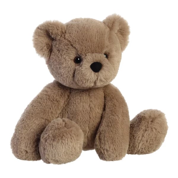 Avery Bear - Taupe Soft Plush Comfort Blanket Stuffed Animal Home Decor Gift