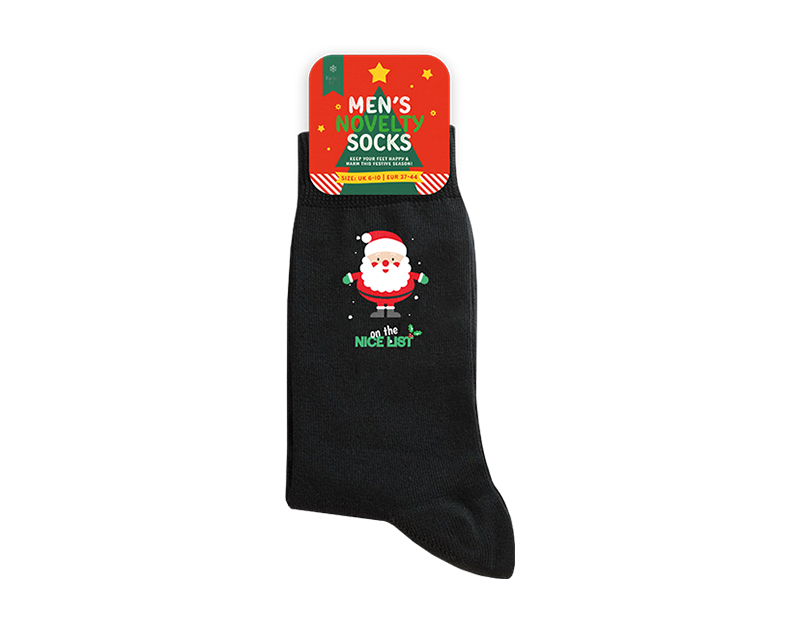 Mens Novelty Christmas Socks - Funny Holiday Gift Ideas