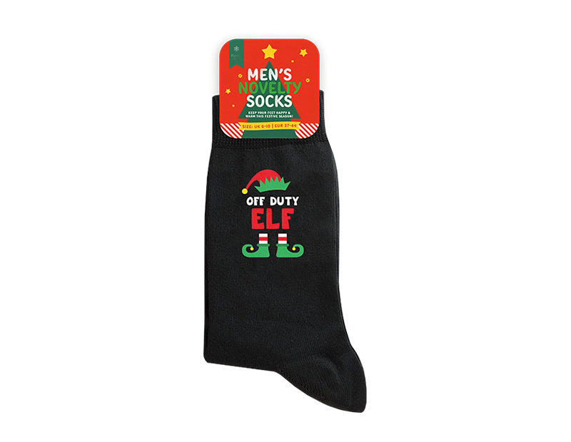 Mens Novelty Christmas Socks - Funny Holiday Gift Ideas