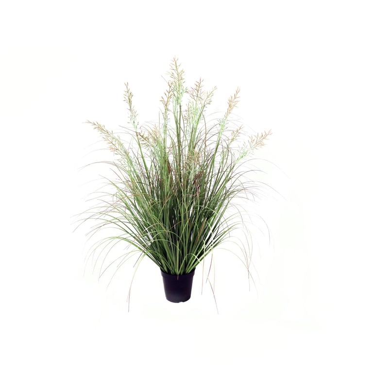 Potted Grass Bush - 88cm Indoor Houseplant for Greenery and Decor