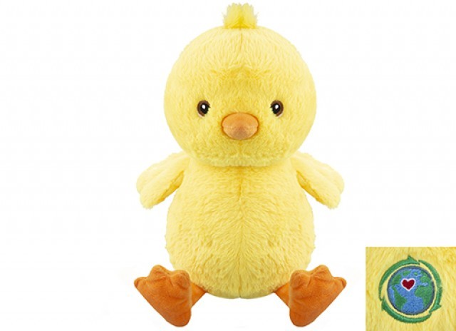 Eco Plush Chick 11 - Soft and Cuddly Home Decor Toy