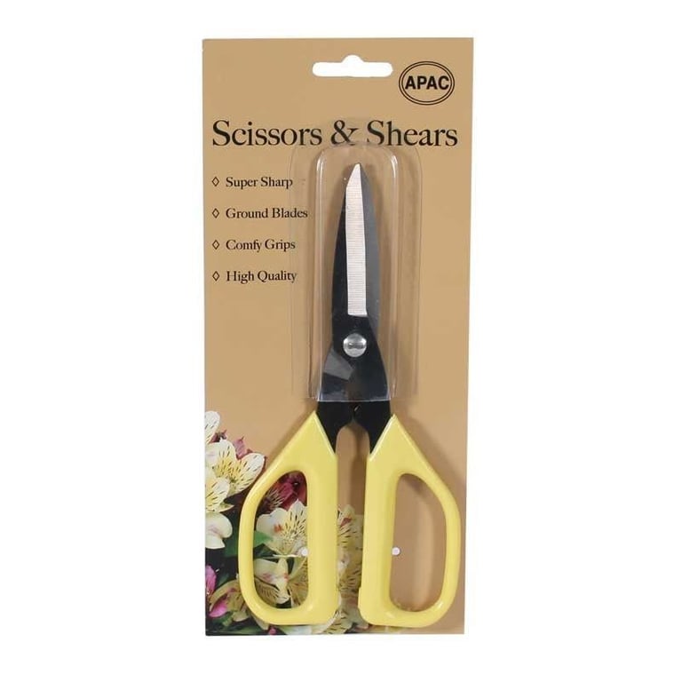 Stainless Steel Carbon Scissors - Heavy Duty Pruning Shears for Gardening and Floral Care