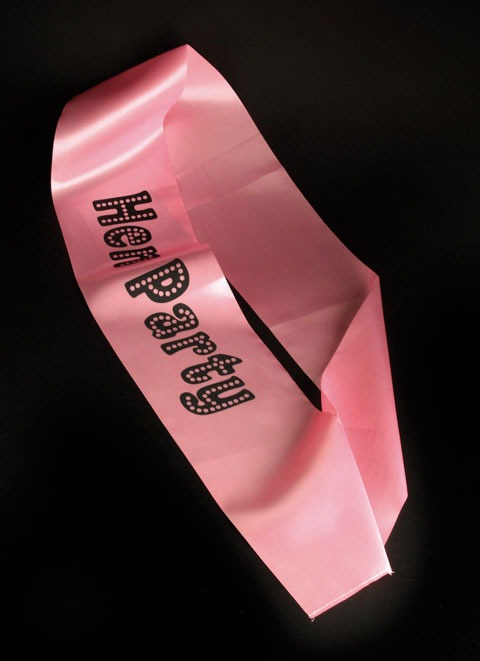 Miss Behave Hen Party Sash - Bling Bridal Shower Favor & Hen Do Accessory
