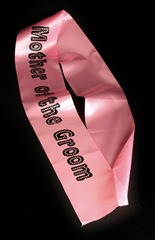 Mother of the Groom Miss Behave Bridal Party Sash - Formal Wedding Day Decoration Accessory
