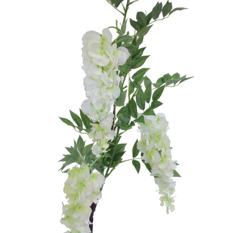 White Wisteria Branch - Elegant Garden Decor for Home Decoration