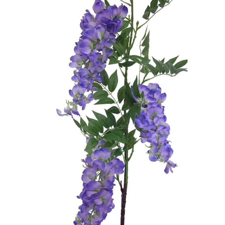 Violet Wisteria Branch - Elegant Floral Garland for Home Decor