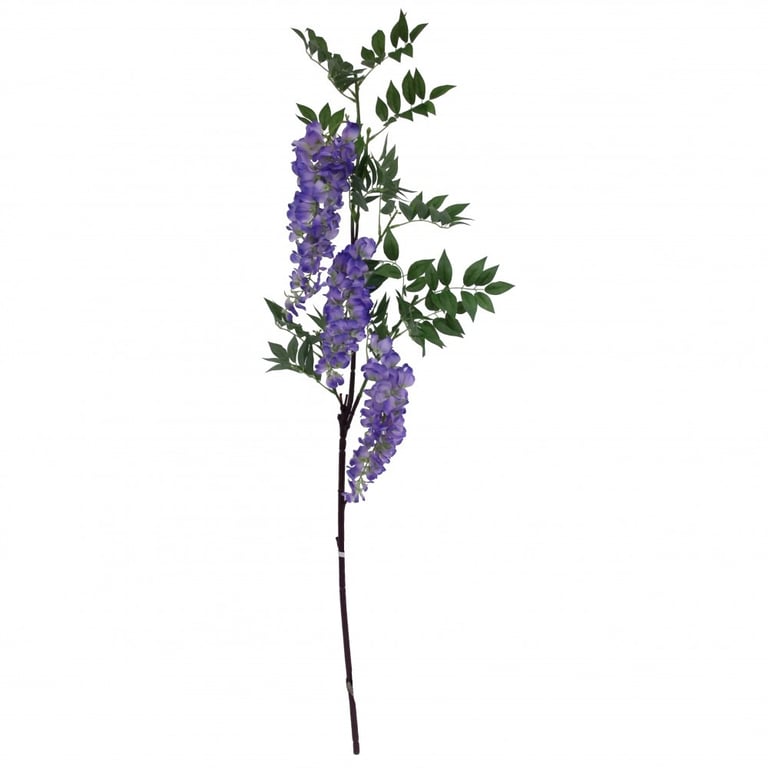 Violet Wisteria Branch - Elegant Floral Garland for Home Decor