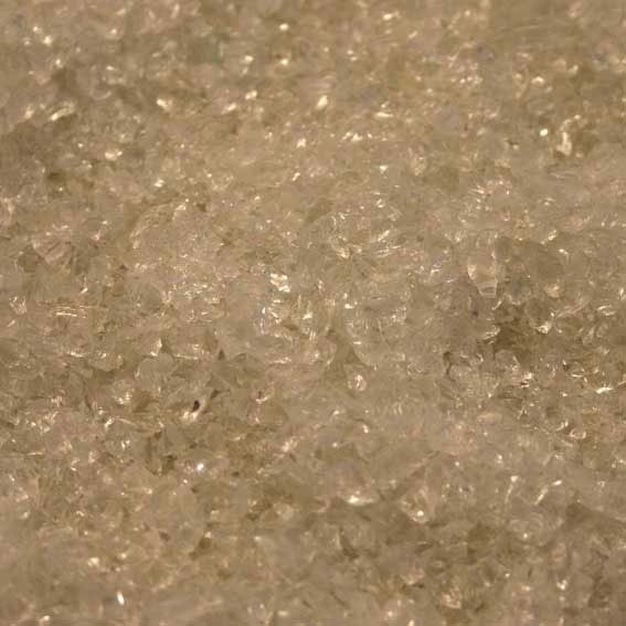 Clear Glass Sand - Decorative Gravel for Home & Garden Landscaping and Sandbox Play