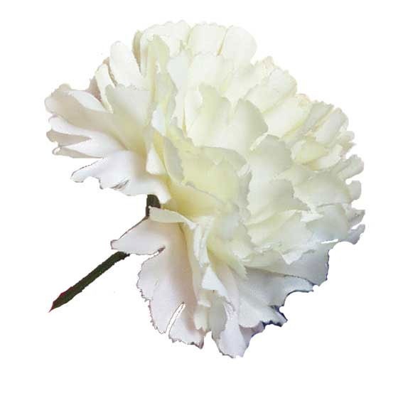 Ivory Carnations - 12 Stems Wedding Flowers Bouquet, Timeless Floral Arrangement for Home Decor