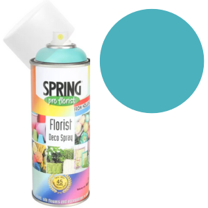 Cerulean Blue Euro-Aerosols Spray Paint - High-Quality Wall Painting Supplies for Home Decor and Interior Design