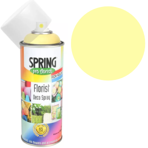 Light Yellow Euro-Aerosols Spray Paint - Home Decor Wall Painting & Outdoor Mural Art Supplies